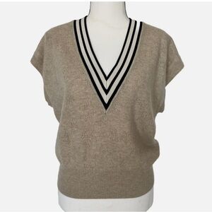 SANDRO Pointelle vest